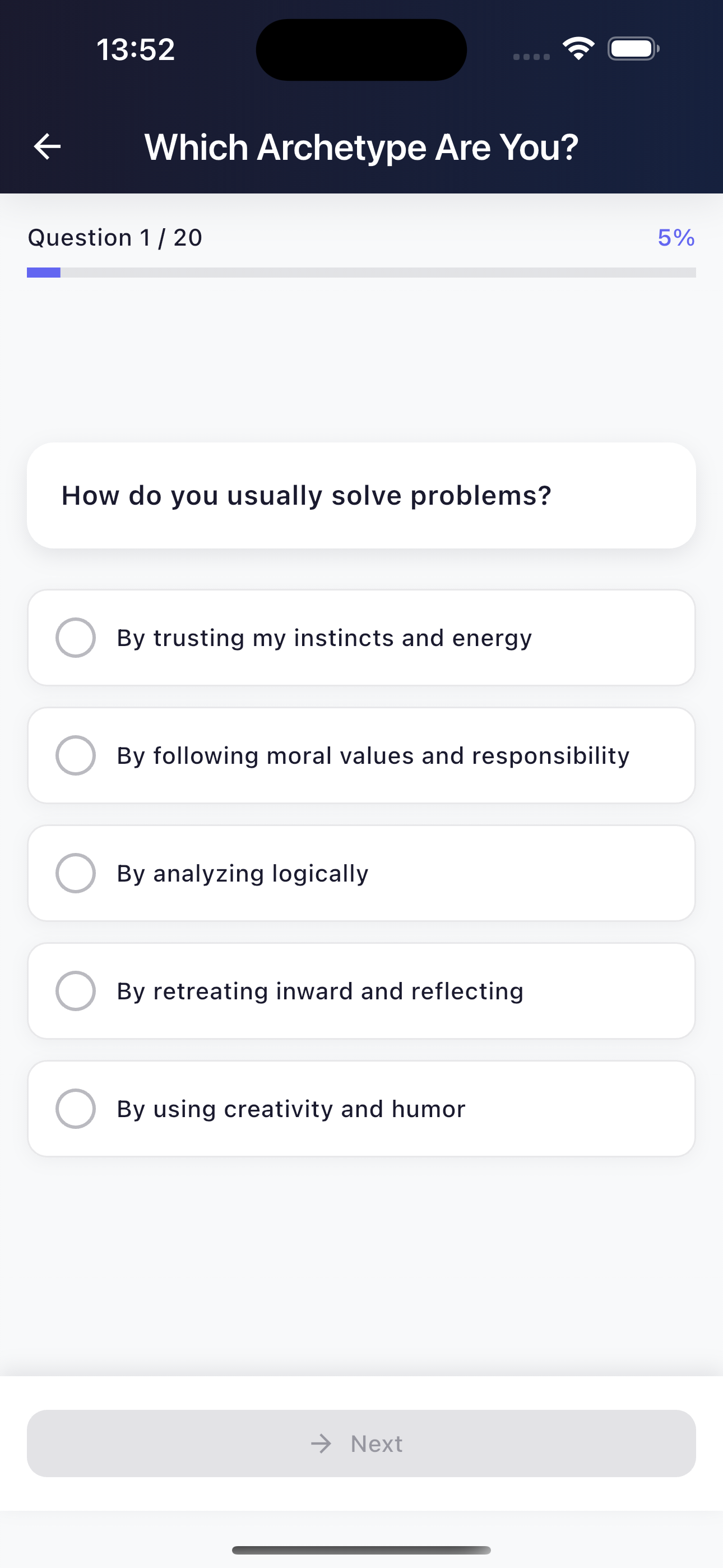 Personality tests - quizzes